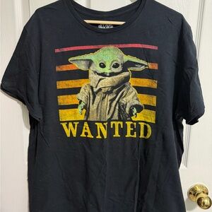 MAD Engine Black Tee with Green Character and Yellow Stripes